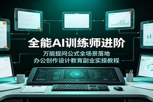全能AI训练师进阶:万能提问公式全场景落地,办公创作设计教育副业实操教程